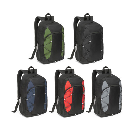 LIMA. Mochila em 600D com detalhes em ripstop colorido 16 L